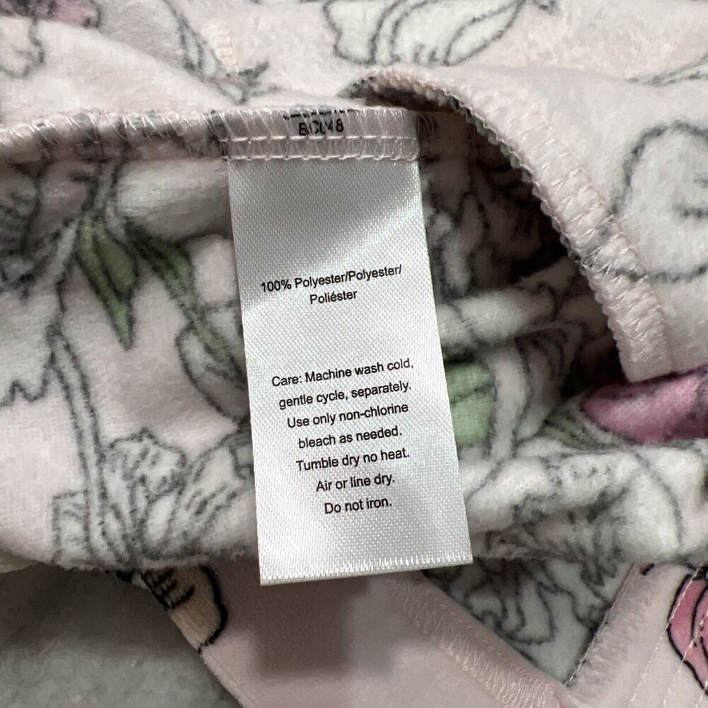 DAYDREAM By Berkshire Home Soft Pink Floral Robe Size S/M - Picture 8 of 9